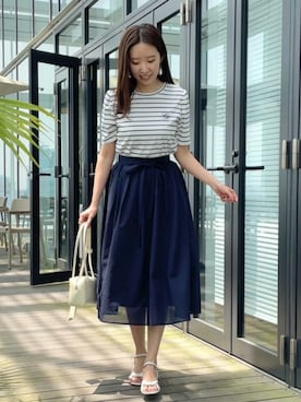 「マリン」｜Couture Broochさん（レディース・162cm）の夏コーディネート