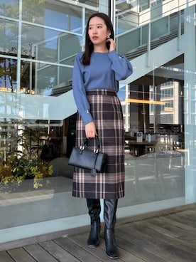 Couture Broochさん（レディース・162cm）の冬コーディネート