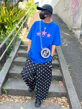 「ROLLING CRADLE（ローリングクレイドル）のアイテム（パンツ）」を使った、oseki6090さん（メンズ・174cm）の夏コーディネート