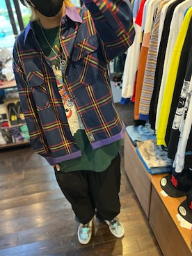 「ROLLING CRADLE（ローリングクレイドル）のアイテム（Tシャツ/カットソー）」を使った、oseki6090さん（メンズ・174cm）の夏コーディネート