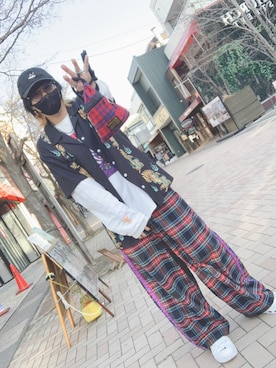 「ROLLING CRADLE（ローリングクレイドル）のアイテム（パンツ）」を使った、oseki6090さん（メンズ・174cm）の夏コーディネート