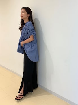 河村姫夏さん（レディース・152cm）の夏コーディネート