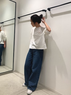 河村姫夏さん（レディース・152cm）の春コーディネート