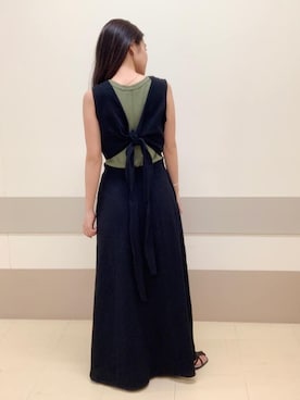 河村姫夏さん（レディース・152cm）の春コーディネート