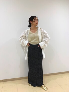 河村姫夏さん(レディース・152cm)の冬コーディネート