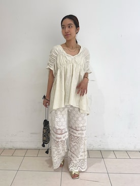 河村姫夏さん（レディース・152cm）の夏コーディネート