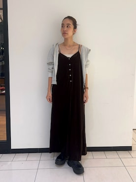 河村姫夏さん（レディース・152cm）の秋コーディネート