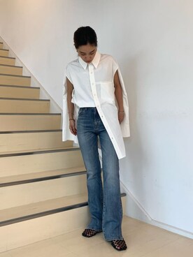 河村姫夏さん（レディース・152cm）の夏コーディネート