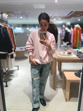 河村姫夏さん(レディース・152cm)の冬コーディネート