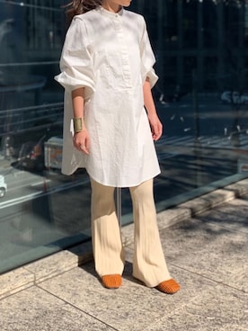 河村姫夏さん(レディース・152cm)の冬コーディネート