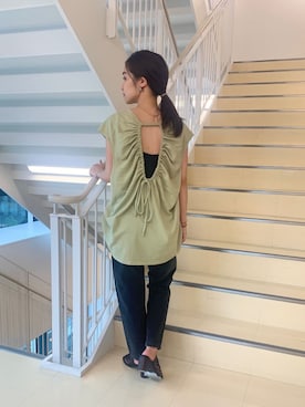 河村姫夏さん（レディース・152cm）の夏コーディネート