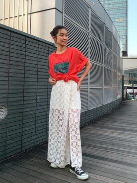 河村姫夏さん（レディース・152cm）の春コーディネート