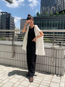 河村姫夏さん（レディース・152cm）の夏コーディネート