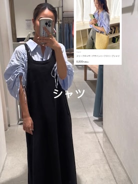 河村姫夏さん（レディース・152cm）の夏コーディネート