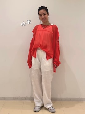 河村姫夏さん（レディース・152cm）の春コーディネート