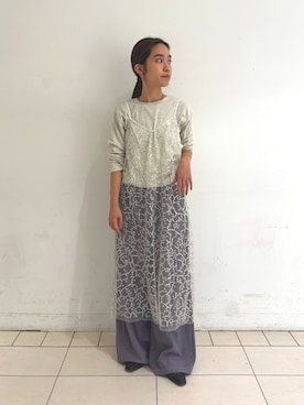 河村姫夏さん(レディース・152cm)の夏コーディネート