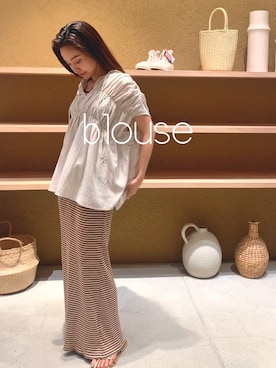 河村姫夏さん（レディース・152cm）の夏コーディネート