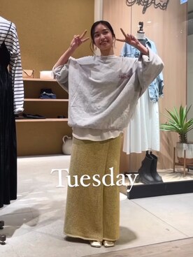 河村姫夏さん（レディース・152cm）の冬コーディネート