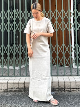 河村姫夏さん(レディース・152cm)の夏コーディネート