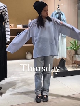 河村姫夏さん（レディース・152cm）の冬コーディネート