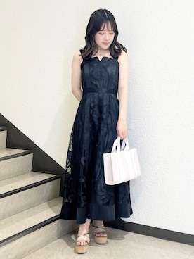 「MERCURYDUO（マーキュリーデュオ）のアイテム」を使った、aiveeさん（骨格ウェーブ・レディース・148cm）の夏コーディネート