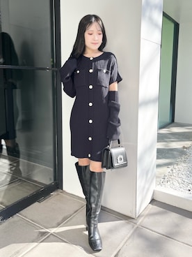 aiveeさん（レディース・148cm）の冬コーディネート