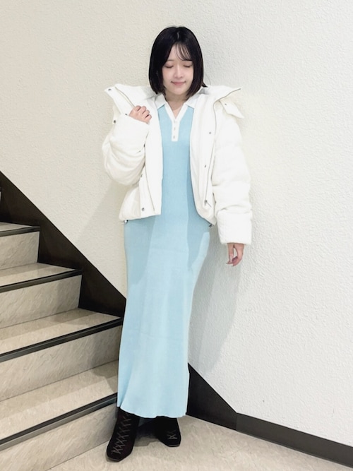 MERCURYDUOaiveeさんのダウンジャケット/コートを使ったコーディネート