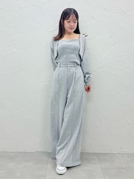 「アイテム（その他トップス）」を使った、aiveeさん（レディース・148cm）の秋コーディネート