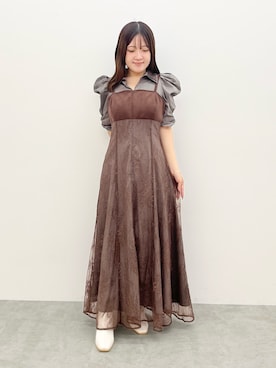 「アイテム（ブーツ）」を使った、aiveeさん（レディース・148cm）の夏コーディネート