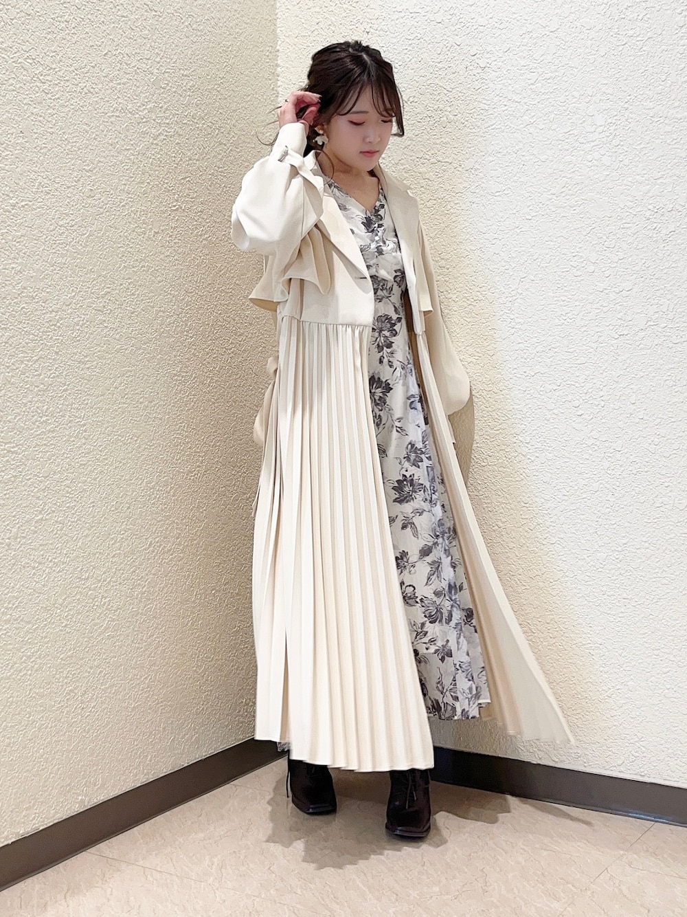 MERCURYDUO（マーキュリーデュオ）の「プリーツドレストレンチコート（トレンチコート）」 - WEAR