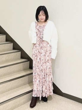 「アイテム（ワンピース/ドレス）」を使った、aiveeさん（レディース・148cm）の秋コーディネート