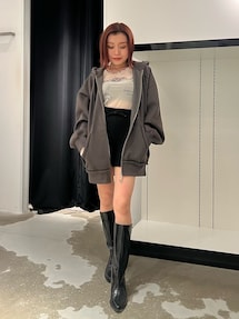 Sarah×MURUAユニセックススウェットフーディー｜ムルーア（MURUA）公式