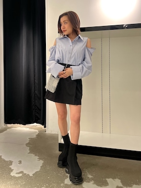 石黒芹奈さんの（MURUA | ムルーア）を使ったコーディネート