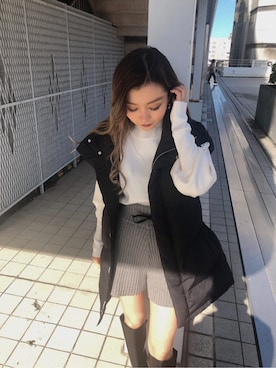 「MURUA（ムルーア）のアイテム（テーラードジャケット）」を使った、SERINAさん（レディース・148cm）の秋コーディネート