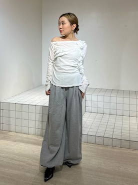 「CALNAMUR（カルナムール）のアイテム」を使った、SERINAさん（レディース・148cm）の春コーディネート