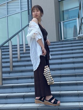 金田瞳美さん（レディース・158cm）の夏コーディネート