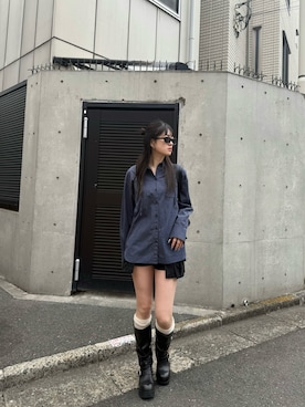 片岡玲菜さん（レディース・165cm）の春コーディネート