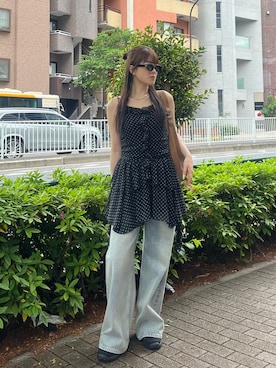 片岡玲菜さん(レディース・165cm)の春コーディネート