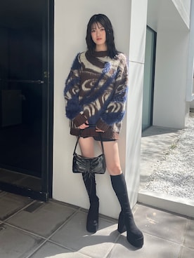 片岡玲菜さん（レディース・165cm）の秋コーディネート