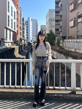 片岡玲菜さん（レディース・165cm）の春コーディネート