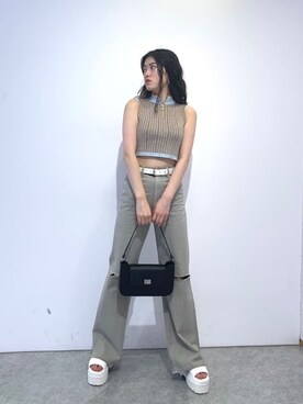 片岡玲菜さん（レディース・165cm）の夏コーディネート