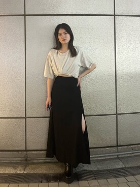 片岡玲菜さん(レディース・165cm)の夏コーディネート