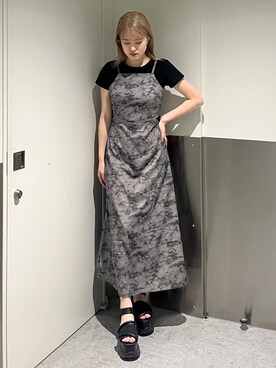 片岡玲菜さん(レディース・165cm)の春コーディネート