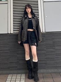 EMODA シアリングライク バルギーブルゾン シアリングライクバルキーブルゾン｜エモダ（EMODA