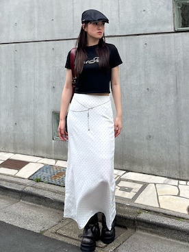 片岡玲菜さん(レディース・165cm)の夏コーディネート