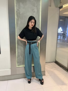 片岡玲菜さん（レディース・165cm）の春コーディネート