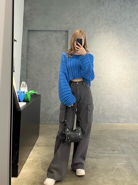 片岡玲菜さん(レディース・165cm)の冬コーディネート