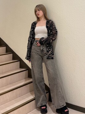 片岡玲菜さん(レディース・165cm)の春コーディネート