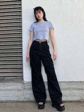 片岡玲菜さん（レディース・165cm）の夏コーディネート