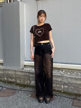 片岡玲菜さん(レディース・165cm)の夏コーディネート